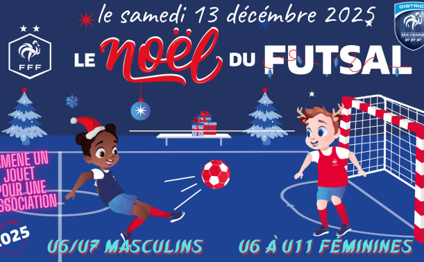 FUTSAL NOEL  U6/U7 G et U6F/U11F Organisation District 53