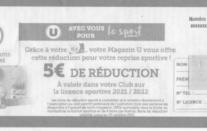 FIN au 31 10 2021 du paiement des licences par coupon Hyper U Mayenne 