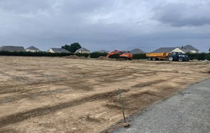 Début des TRAVAUX TERRAIN Synthétique 