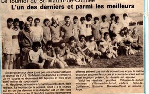 TOURNOI st martin de connée