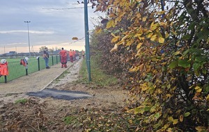 debut de la pose de l'enrobé 13 11 2025