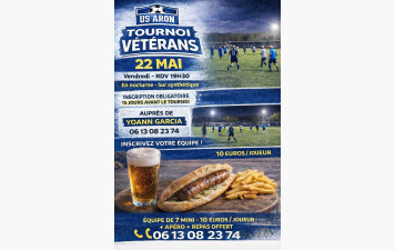LE TOURNOI VETERANS C'EST VENDREDI