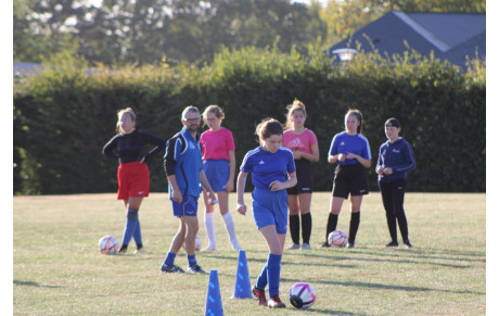 REPRISE DE L'ENTRAINEMENT CHEZ LES FEMININES