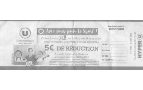 COUPONS REDUCTION LICENCES HYPER U MAYENNE