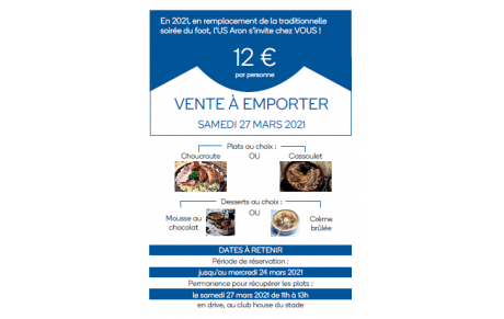 L'US ARON S'INVITE CHEZ VOUS