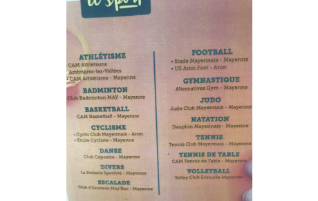 DERNIER JOUR BONS LICENCES  U Mayenne 