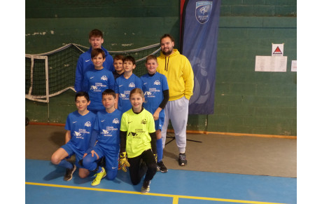 Les U 13 A Vainqueurs de la coupe Départementale de futsal D2