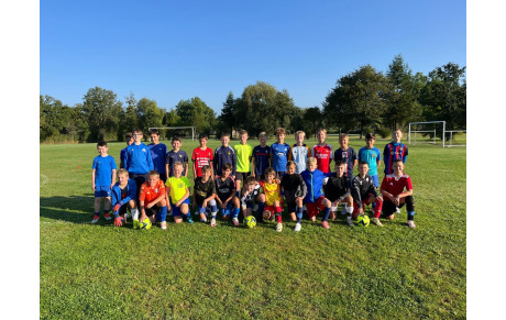 Nos U11 et U13 en stage au gué de selle !