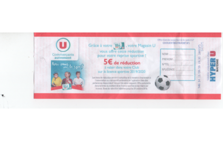 COUPON LICENCE HYPER U DERNIER DELAI LE 31/10/2024