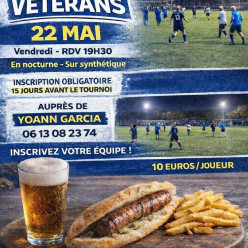 LE TOURNOI VETERANS C'EST VENDREDI